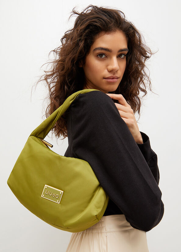 Green Liu Jo Shoulder With Charm Women's Shoulder Bags | UTZ-708936