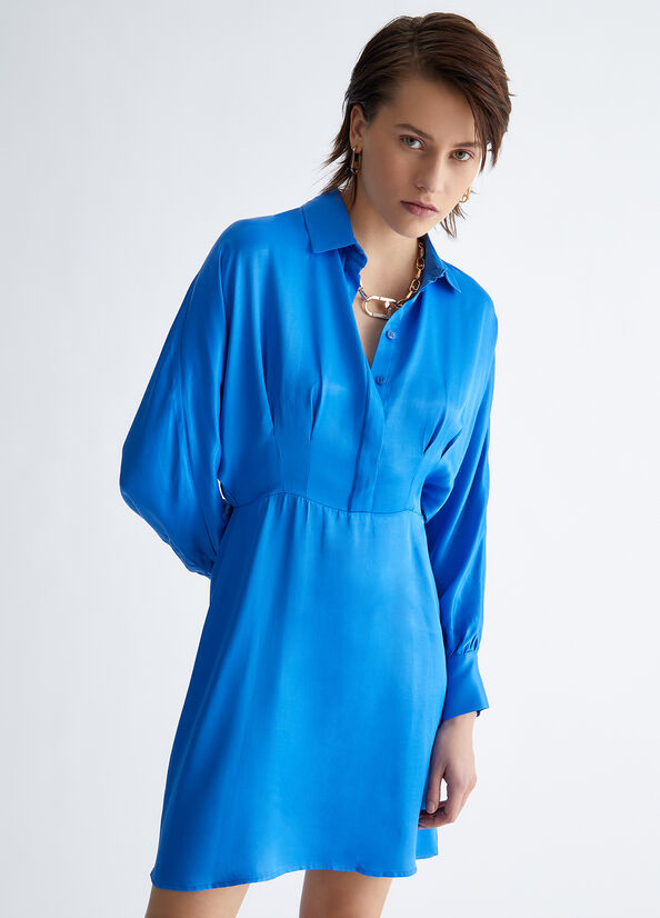 Light Blue Liu Jo Eco-Friendly Women's Dress | SRD-879326