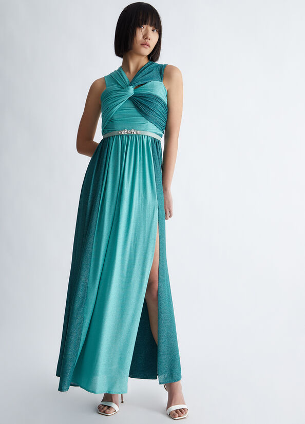 Light Turquoise Green Liu Jo Formal Women's Dress | UVC-185267