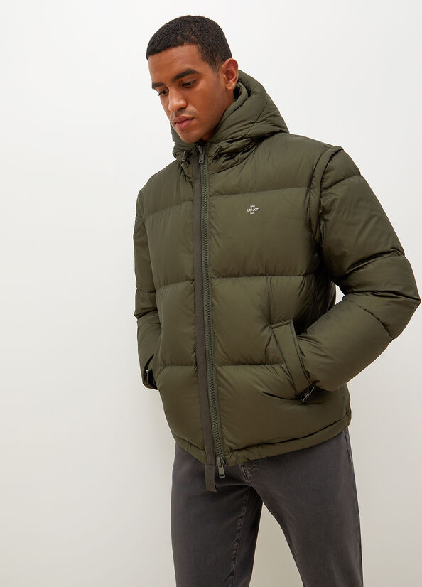 Olive Liu Jo Hodded Down s Men's Jackets | FPL-049275