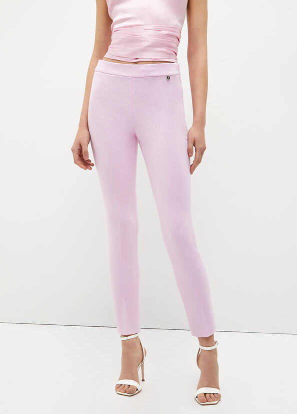 Pink Liu Jo Cigarette Women's Pants | RUA-506947