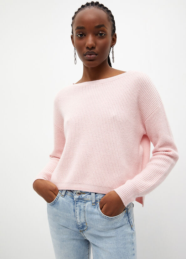 Pink Liu Jo Eco-Friendly Women's Sweaters | XTM-539687