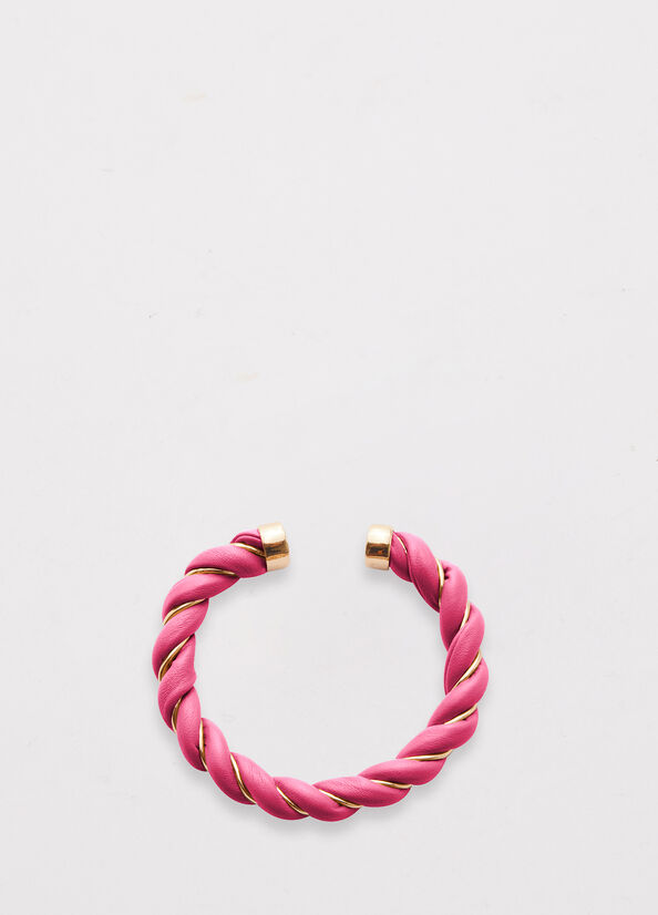 Pink Liu Jo Torchon-Effect Bracelet Women's Jewelry | TFK-930216