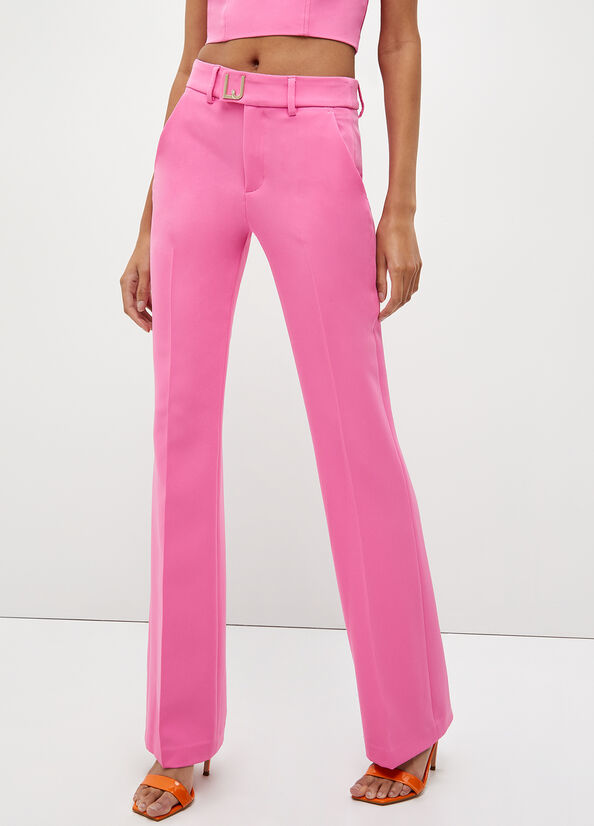 Purple Liu Jo Stretch Lj Women's Pants | ILZ-480962