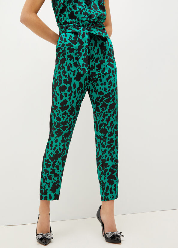 Turquoise Green Liu Jo Eco-Friendly Women's Pants | FXR-640895