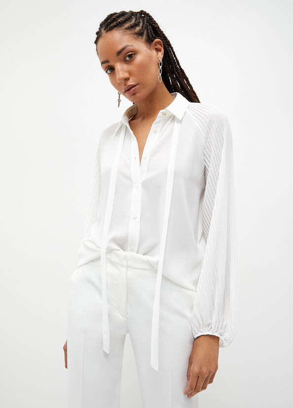 White Liu Jo Eco-Friendly Women's Shirts | QEA-246098