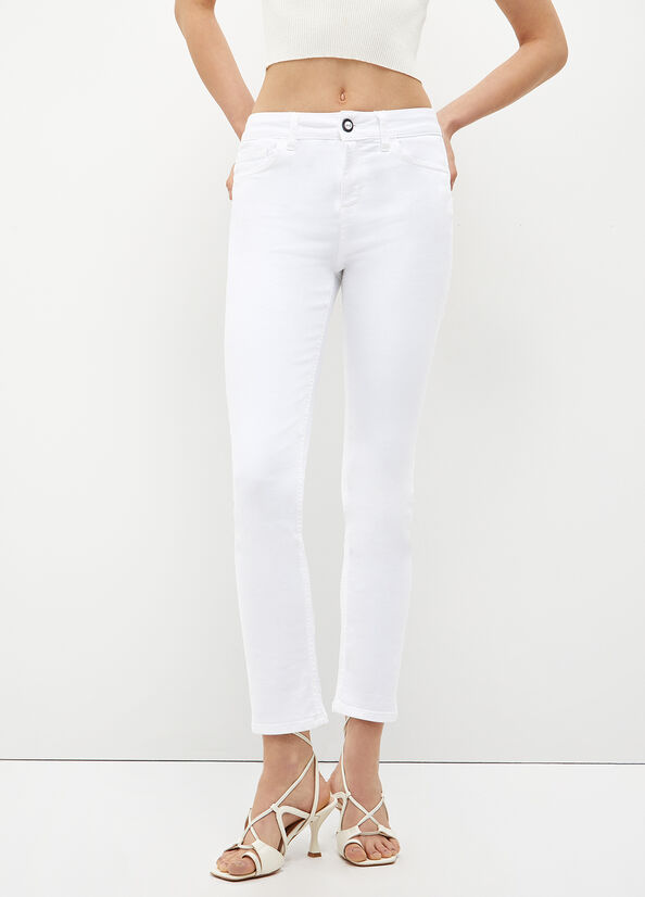 White Liu Jo Eco-Friendly Women's Skinny Jeans | GVN-217563