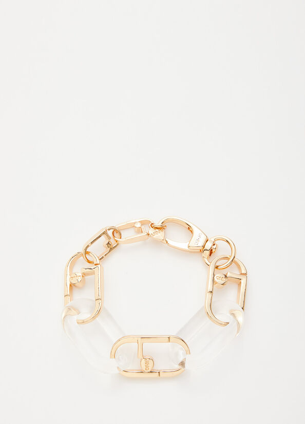 White Liu Jo Monogram Bracelet Women's Jewelry | CHX-971548